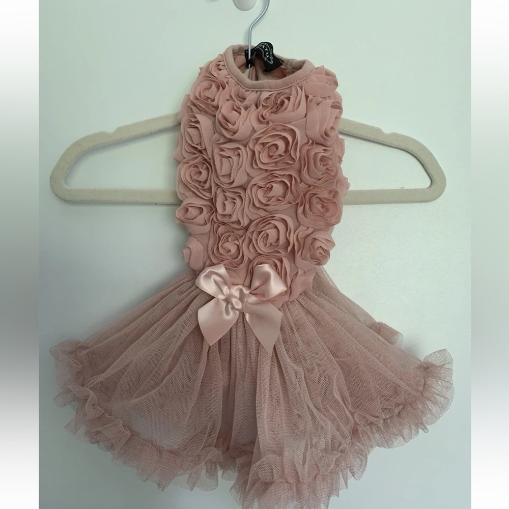 Pawpatu Blush Pink Dog Dress size small